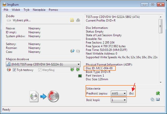 how to copy a cd to another cd using imgburn