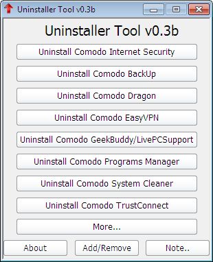 eset uninstaller tool